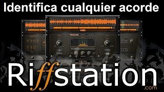 Identifica los acordes de cualquier canción Riffstation Fácil rápido y gratis [upl. by Ettennan]