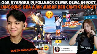 GAK NYANGKA DI FOLLBACK DEWA NAYYA LANGSUNG GUA GOMBALIN amp AJAKIN MABAR🫶 [upl. by Aniretak280]