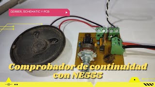 ⚡ Construye tu Comprobador de continuidad con NE555 [upl. by Sualocin]