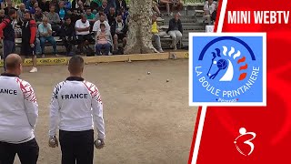 Demifinale BONETTO vs CLAUDY  55ème National Triplette Open de Pézenas 2024  TOP 500 Pétanque [upl. by Yffub]