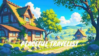 Peaceful Travelist 🌿 Lofi Cafe Vibes for Focus and Deep Work [upl. by Uos341]