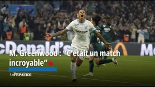 M Greenwood  “C’était un match incroyable” [upl. by Kata]