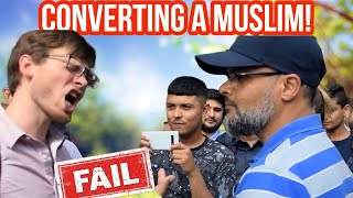 Converting a Muslim Fail Hashim Vs Christian  Speakers Corner  Hyde Park [upl. by Adiv]