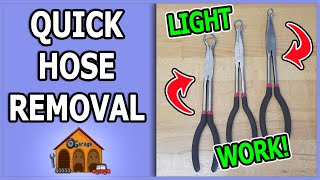 Quickly Remove Hoses with Hose Pliers [upl. by Ivey]