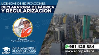 CURSO LICENCIAS DE EDIFICACIONES DECLARATORIA DE FÁBRICA Y REGULARIZACIÓN  2022 [upl. by Ylreveb815]