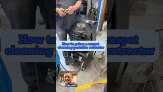 Learn how to prime your carpet cleaning portable extractor No water coming out [upl. by Sunday758]