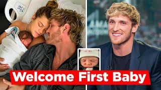 Logan Paul And Fiancée Nina Agdal Welcome Their First Baby Girl [upl. by Yale]