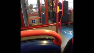 Very rude London bus driver [upl. by Ahsinelg]