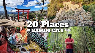 Top 20 Baguio City Tourist Spots  Panagbenga Festival 2024 Travel Guide [upl. by Anahsak798]