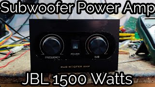 Subwoofer Power Amplifier  Rework Sub Amp  jbl pioneer pioneerdj kerala wayanad FaAudios [upl. by Imaj]