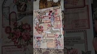 Rose Garden 🥀🌹🌿 ASMR Scrapbooking asmr scrabooking [upl. by Acnaiv]