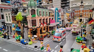 LEGO City Update Placing 2022 Hotel Modular Building [upl. by Chadabe428]