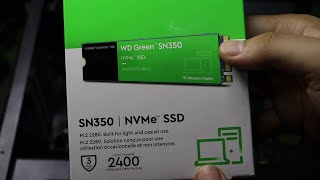 WD Green SN350 500GB NVMe SSD Unboxing amp Boot Speed Test [upl. by Riancho]