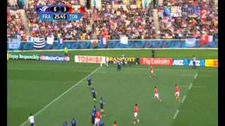 Coupe du monde de rugby 2011 FRANCE TONGA [upl. by Ativ]