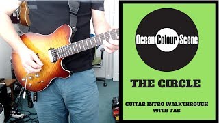 Ocean Colour Scene  The Circle guitar lesson [upl. by Kapoor982]