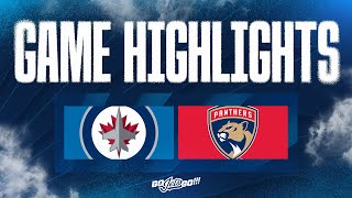 Winnipeg Jets vs Florida Panthers  Game Highlights [upl. by Benjie647]