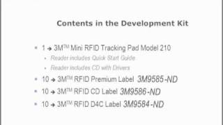 3M™ Mini RFID Tracking Pad  Model 210 [upl. by Witha]