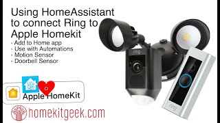 HOWTO use Home Assistant to connect Ring doorbell to Apple Homekit [upl. by Flam]