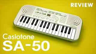 Casiotone SA50  Casios New Mini Keyboard [upl. by Pippo]