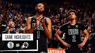 Game Highlights  Brooklyn Nets vs Phoenix Suns  121323 [upl. by Firehs]