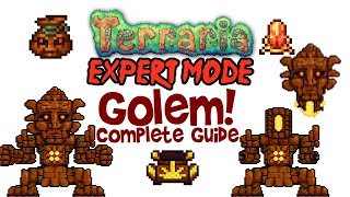 Terraria Golem Guide Expert Mode amp Normal Too Easy Kill Arena PC Console amp Mobile 12 amp 13 [upl. by Estel993]