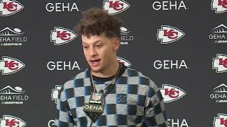 Patrick Mahomes talks after Chiefs lose to the Bills [upl. by Eiclud]