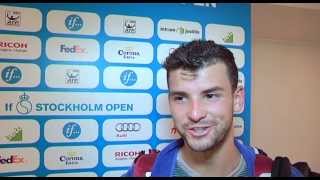 Grigor Dimitrov Enjoys The 2013 If Stockholm Open [upl. by Rehnberg]