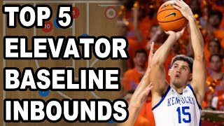 Elevator Screen Baseline Inbound Plays [upl. by Anitsyrhk]