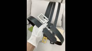 Gucci top layer leather belt [upl. by Nalyr]