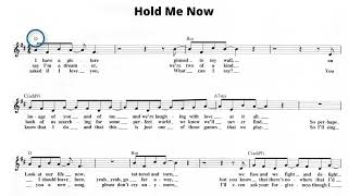 HOLD ME NOW  THOMPSON TWINS  CHORDS  LYRICS  GUITAR  PIANO  BASS  KEYBOARD  TUTORIAL [upl. by Blackburn]