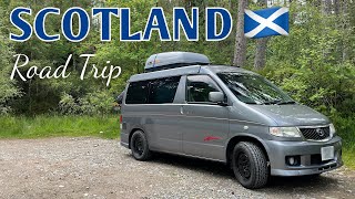 Scotland Road Trip in a Mazda Bongo [upl. by Ellerd]