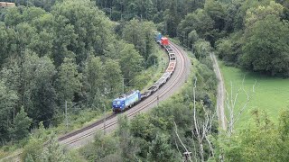 Zwei Rheintalumleiter auf der württembergischen Schwarzwaldbahn [upl. by Rebm]