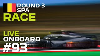 Live Onboard 93  RACE  6 Hours of Spa [upl. by Nonnag]