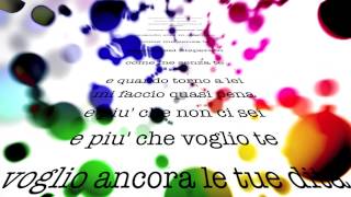 Marco Masini  Video Lyrics  Disperato 1  La mia storia piano e voce [upl. by Arimas]