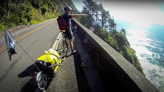 Pacific Coast Bike Tour Part I Vancouver to OregonCali Border 2010 [upl. by Filippa]