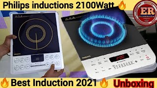 Philips HD492901 Induction Cooktop  Best Induction in 2021  Unboxing And Review  Hindi [upl. by Galina]