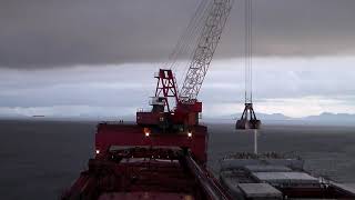 TDC 4040 crane on MV Warsaw [upl. by Taggart]