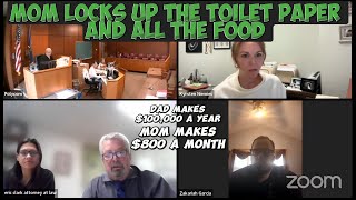 Mom Locks Up the Toilet Paper and Locks Up All the Food When Dad Goes to the Marital Home [upl. by Mcgannon]