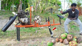 1 Hour ல 400  Coconut De husking  Making with Bike Shock Absorber  உரிக்கும் தெறிக்கவிடும் [upl. by Batchelor]