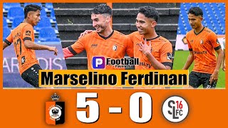 ［Official］🇮🇩Marselino Ferdinan play scenes  Playoffs Match5 KMSK Deinze vs SL16🇧🇪 [upl. by Alhak315]