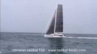 Trimaran Radikalboats T26 sailing [upl. by Lubbock]