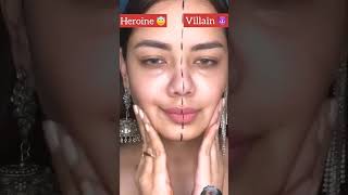 Herion vs villen makeuplook makeuptutorial sugarmakeup shortsfeed makeuptips shortsviral [upl. by Eelek]