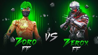 Zoro FF🇲🇦 Vs Zerox FF🇳🇵 1vs1 in Mobile after Long Time📲 [upl. by Itsud677]