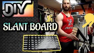 DIY Build 6 Way Adjustable Slant Board [upl. by Wieren]