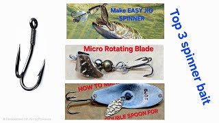 Make The Best 3 Spinner Bait For Fishing [upl. by Salbu]