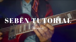 Seben guitar tutorial  intermediate lick [upl. by Elleinad]