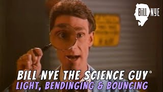 Bill Nye The Science Guy on Light Bending amp Bouncing [upl. by Meingolda]