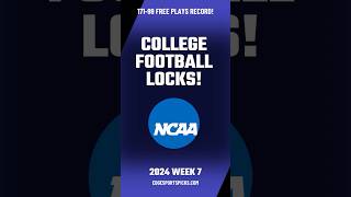 COLLEGE FOOTBALL EXPERT Picks the BEST Week 7 Bets Today [upl. by Ligetti]