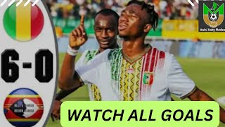 Mali🇲🇱 🆚 Eswatini🇸🇿 60 Highlights  Afcon qualifier [upl. by Shultz]