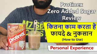 Protinex Tasty Chocolate With Zero Added Sugar Review in Hindi  How to use  2 Month Results [upl. by Helli694]